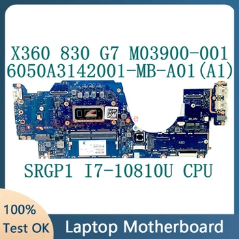 Дънна платка M03900-001 за лаптоп HP Elitebook X360 830 G7 дънна Платка 6050A3142001-MB-A01 (A1) с процесор SRGP1 I7-10810U 100% Тествана е в ред