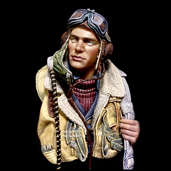 Войник от смола 1/10 древен воин БИТКАТА За Британия - Модел бюст пилот В разглобено формата, Неокрашенный, определени за създаване на фигури