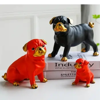 Красиви и креативни Бижута за френските бойни кучета от смола, Лечебните Аксесоари за украса на масата в хола, Прекрасна Украса за дома