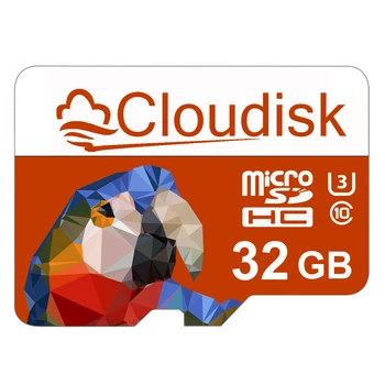 Карта с флаш Памет Cloudisk 32 GB 64 GB 128 GB, 256 GB U3 Micro SD Карти 16 GB 8 GB от 4 GB C10 2 GB, 1 GB 128 MB TF Карта За Телефон Drone Gopro