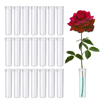 100 опаковки пластмасови тръби за вода, За цветя, за декориране на песни от резници млечок