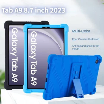 За Samsung Galaxy Tab A9, 8,7-инчов детски таблет 2023, мек силиконов калъф устойчив на удари