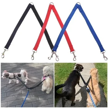Найлонова каишка V-образни сечение за разходки Twin за домашни любимци Es Way Outdoor Leash 2 под формата на кученце